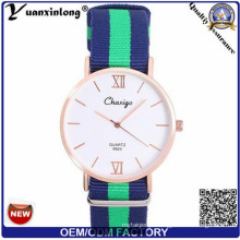 Relógio de nylon à moda da correia de Yoxl-489 Vogue Nato, relógio de pulso de quartzo para o pulso do relógio do esporte da fábrica do OEM de Dw dos homens das mulheres